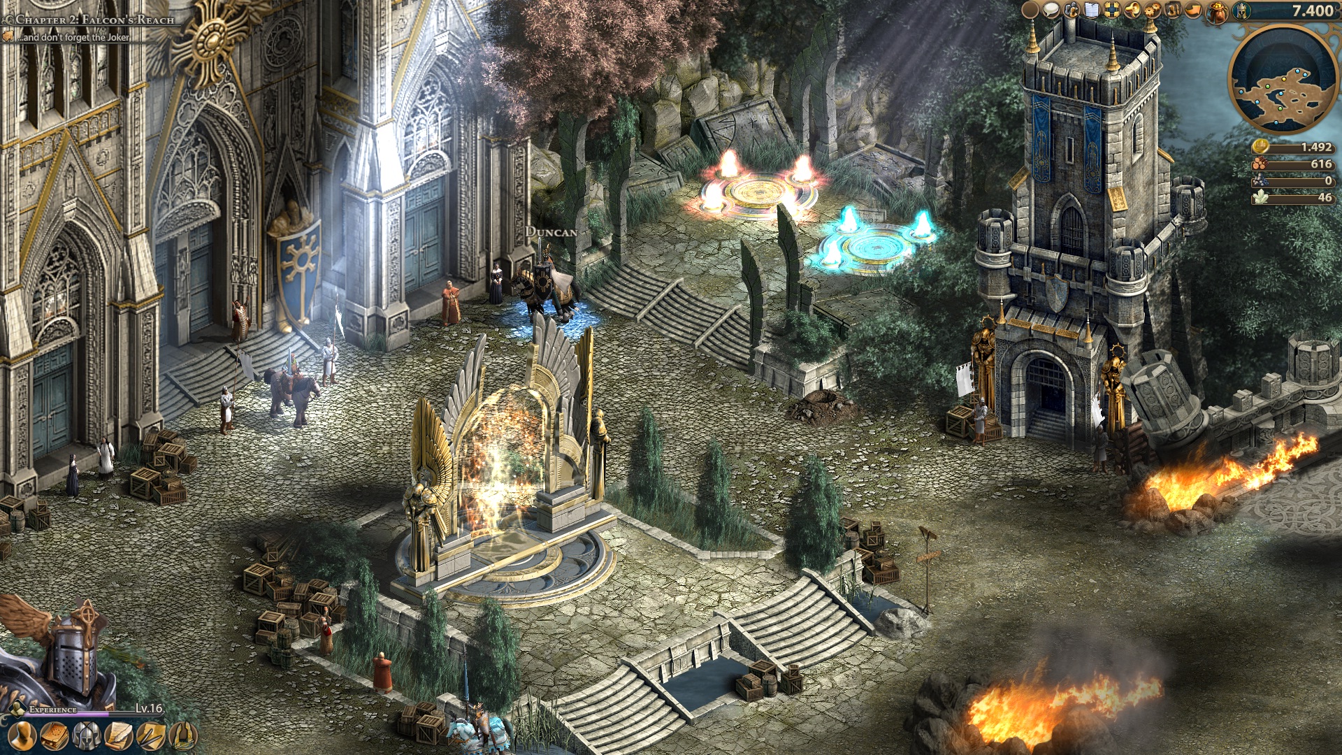 Размер мира Might and Magic Heroes Online